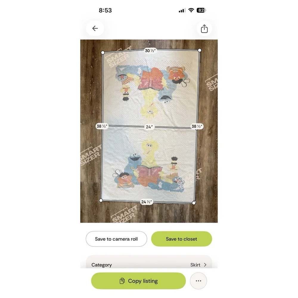 Vtg Muppets Sesame Street Towel Set Cookie Monster Big Bird 1970s